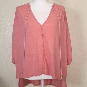 FREE PEOPLE Rayon/linen top, XS